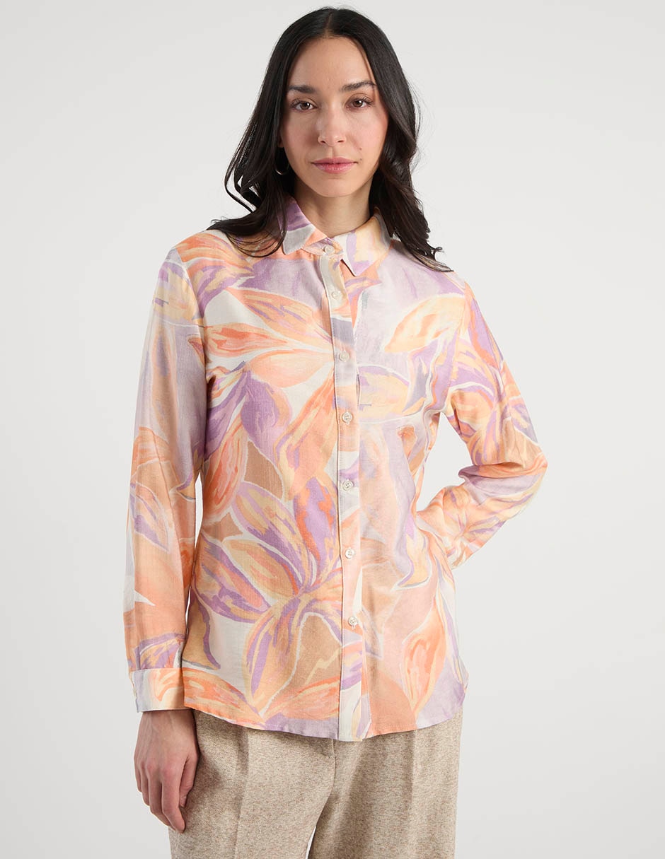 Blusa manga larga para mujer