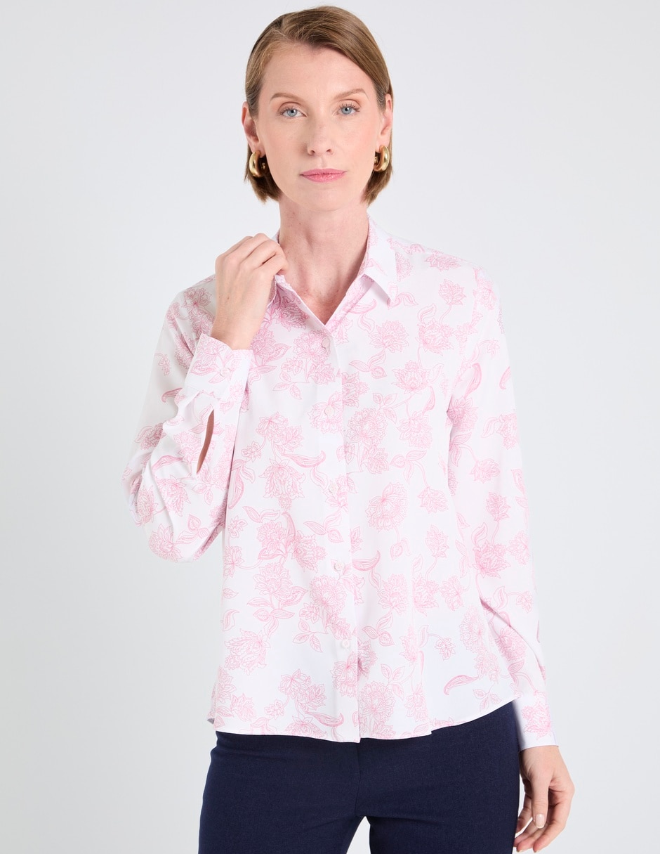 Blusa camisera Lpc manga larga para mujer
