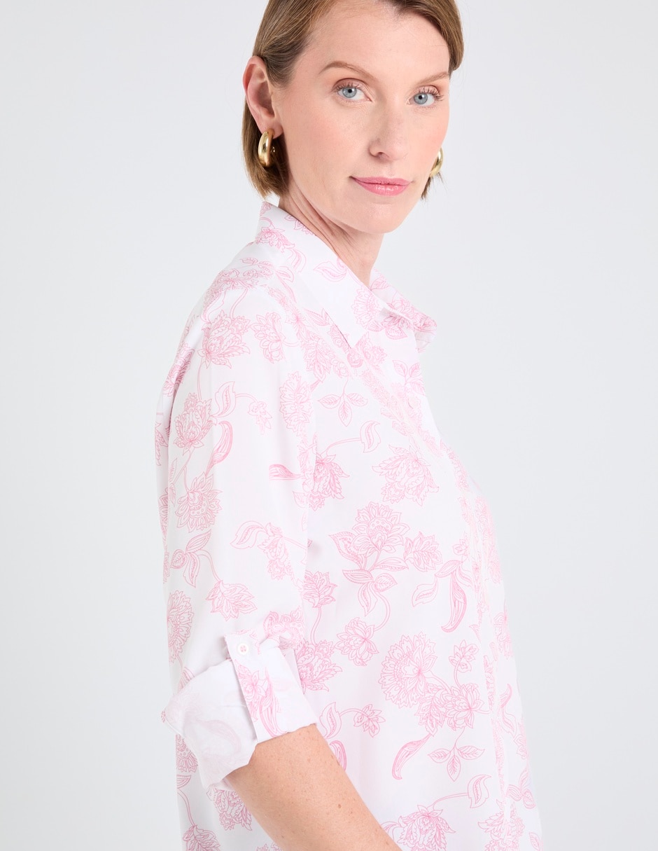Blusa camisera Lpc manga larga para mujer