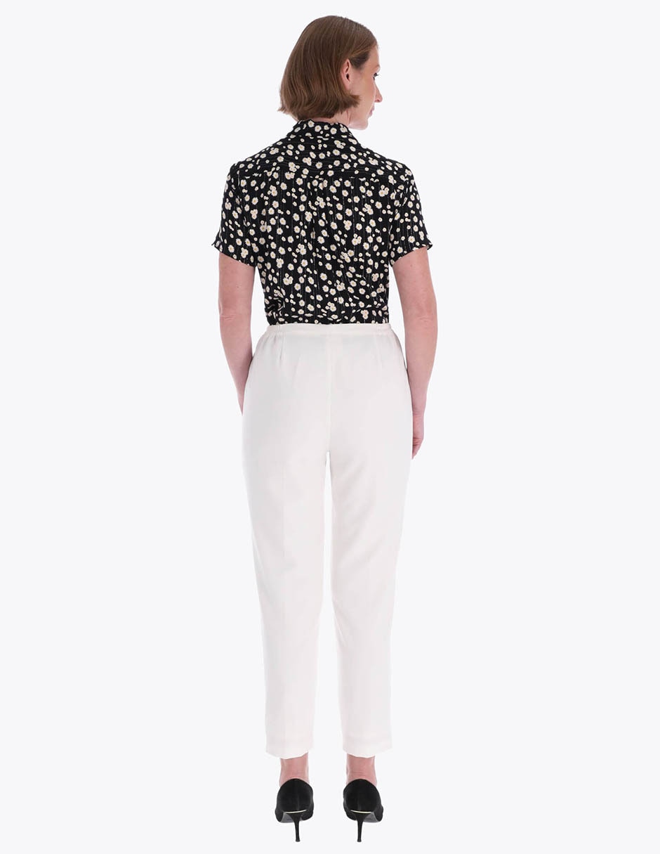 Pantalón de vestir slim para mujer 4
