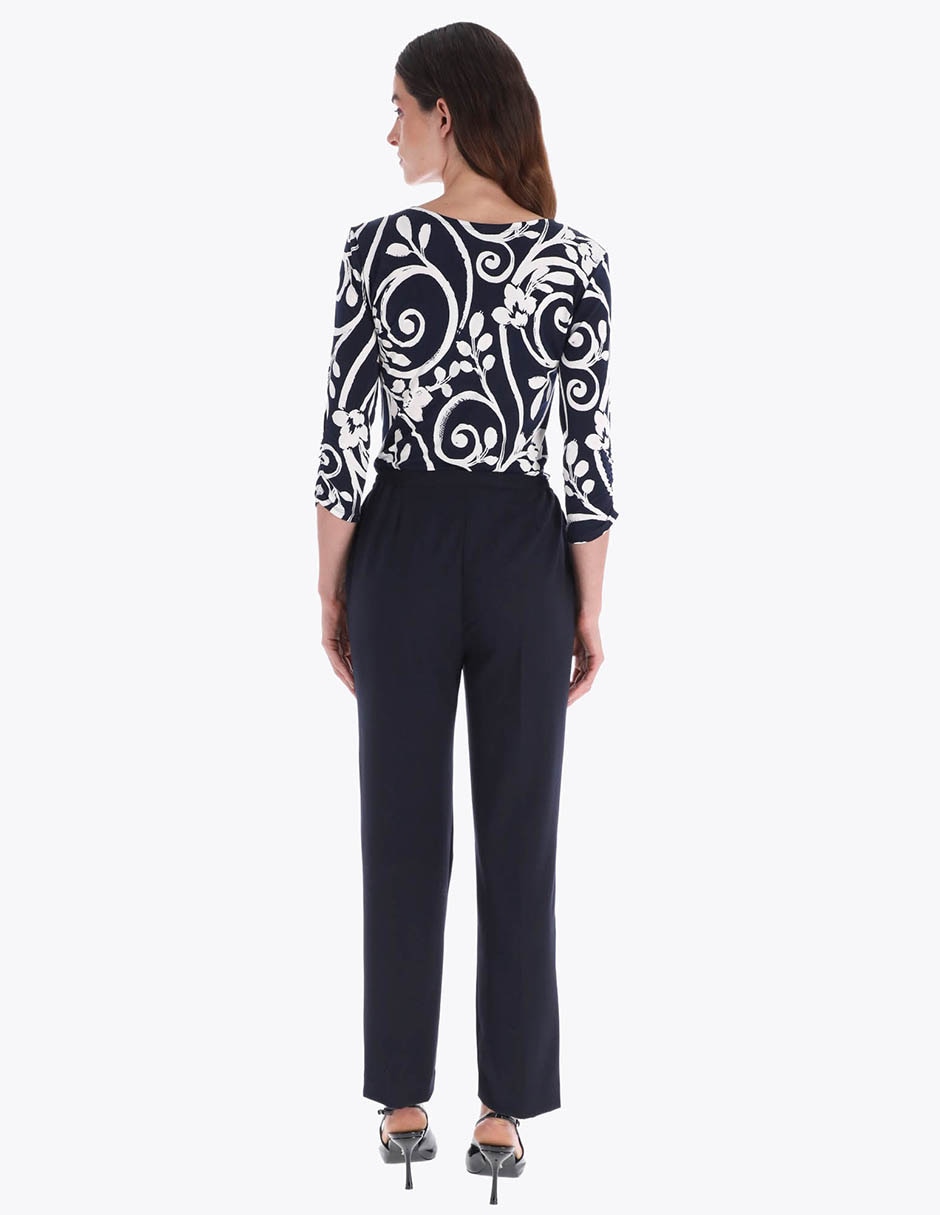 Pantalón de vestir slim para mujer 4