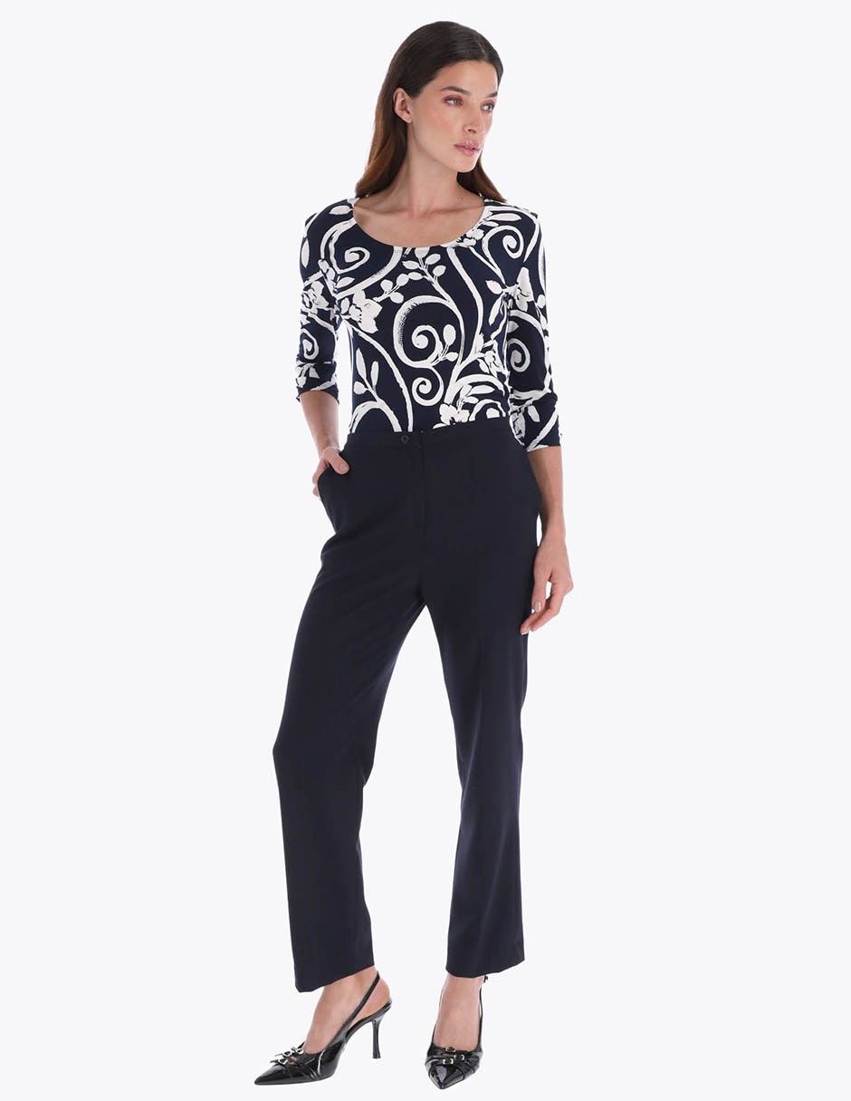 Pantalón de vestir slim para mujer 3