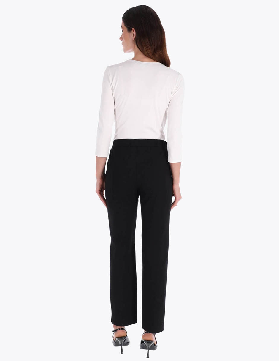 Pantalón de vestir slim para mujer 4