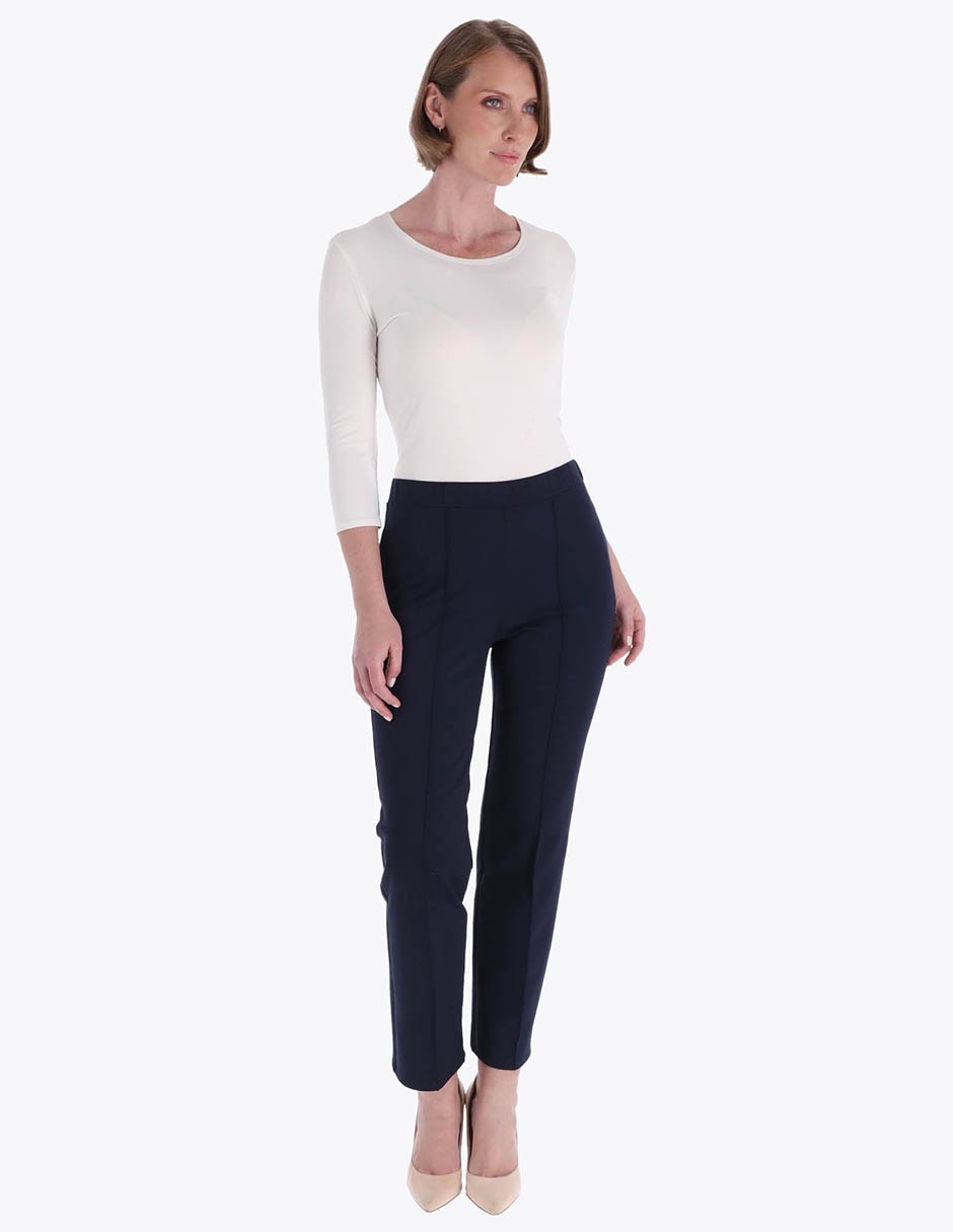 Pantalón de vestir slim para mujer