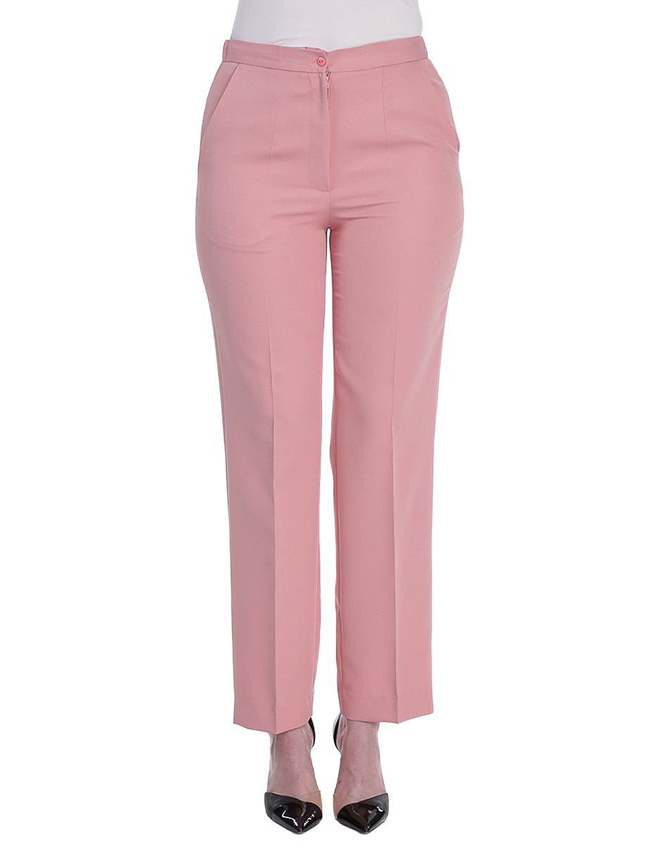 Pantalón de vestir straight para mujer Pantalón de vestir straight para mujer