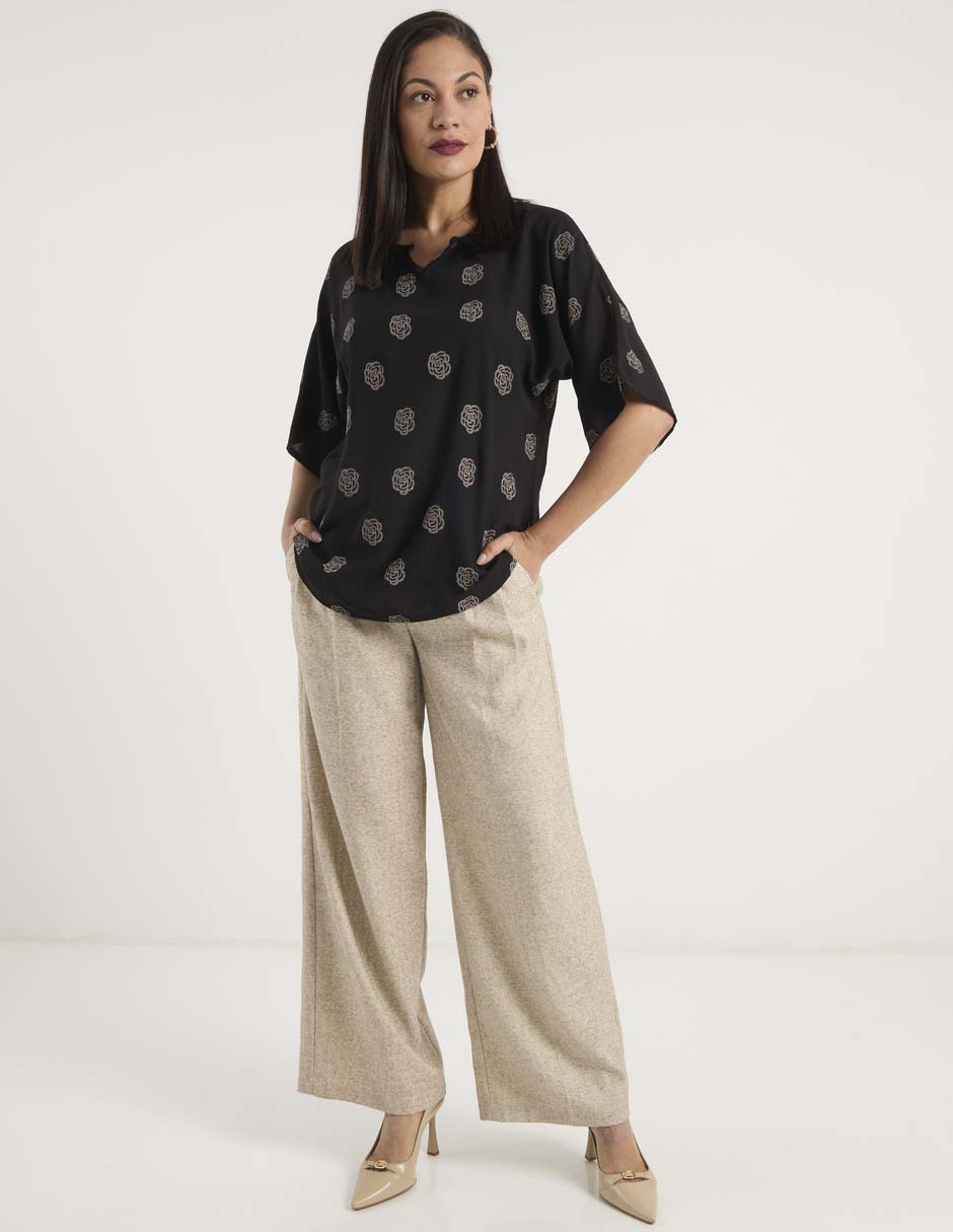 Blusa manga al codo para mujer 8