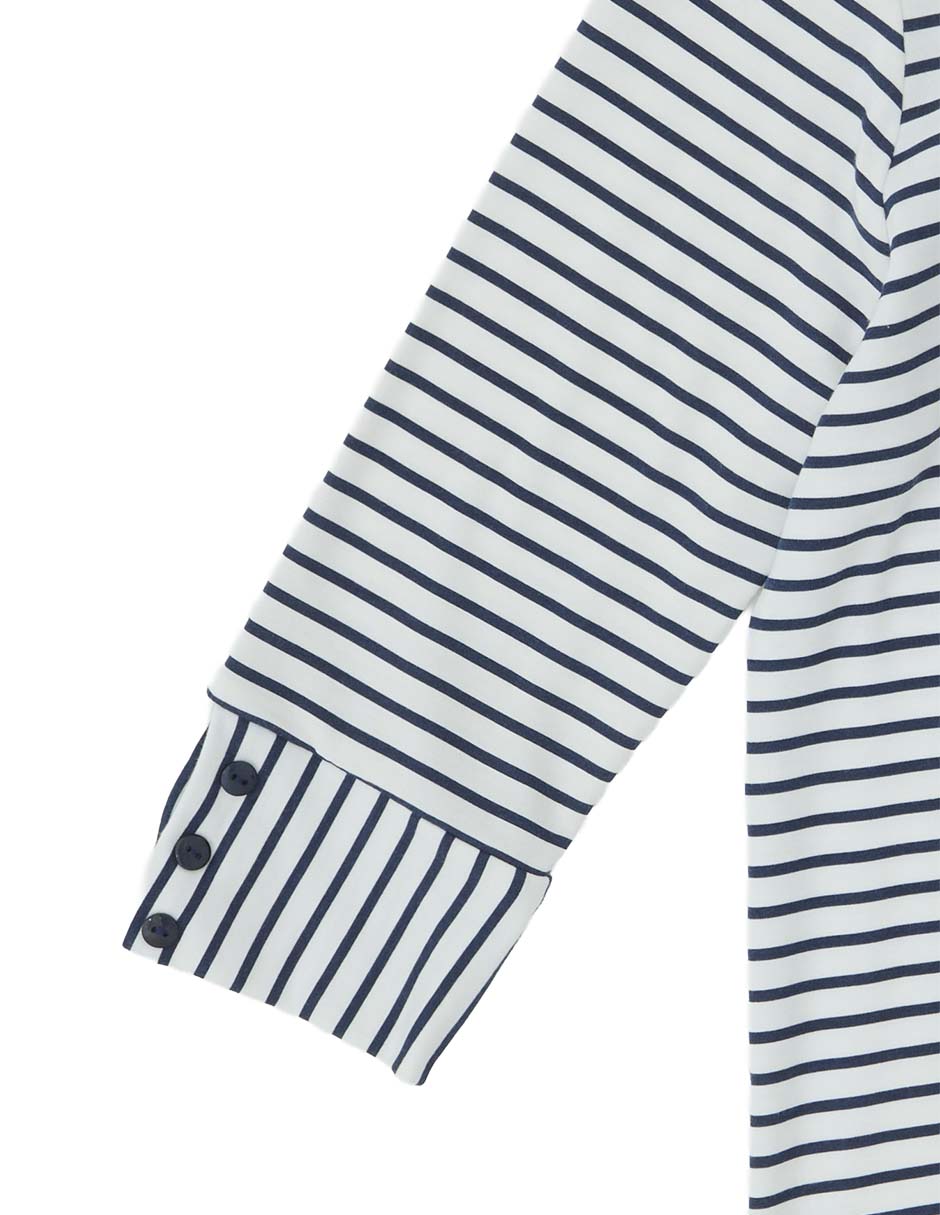 Playera manga 3/4 cuello redondo para mujer 6