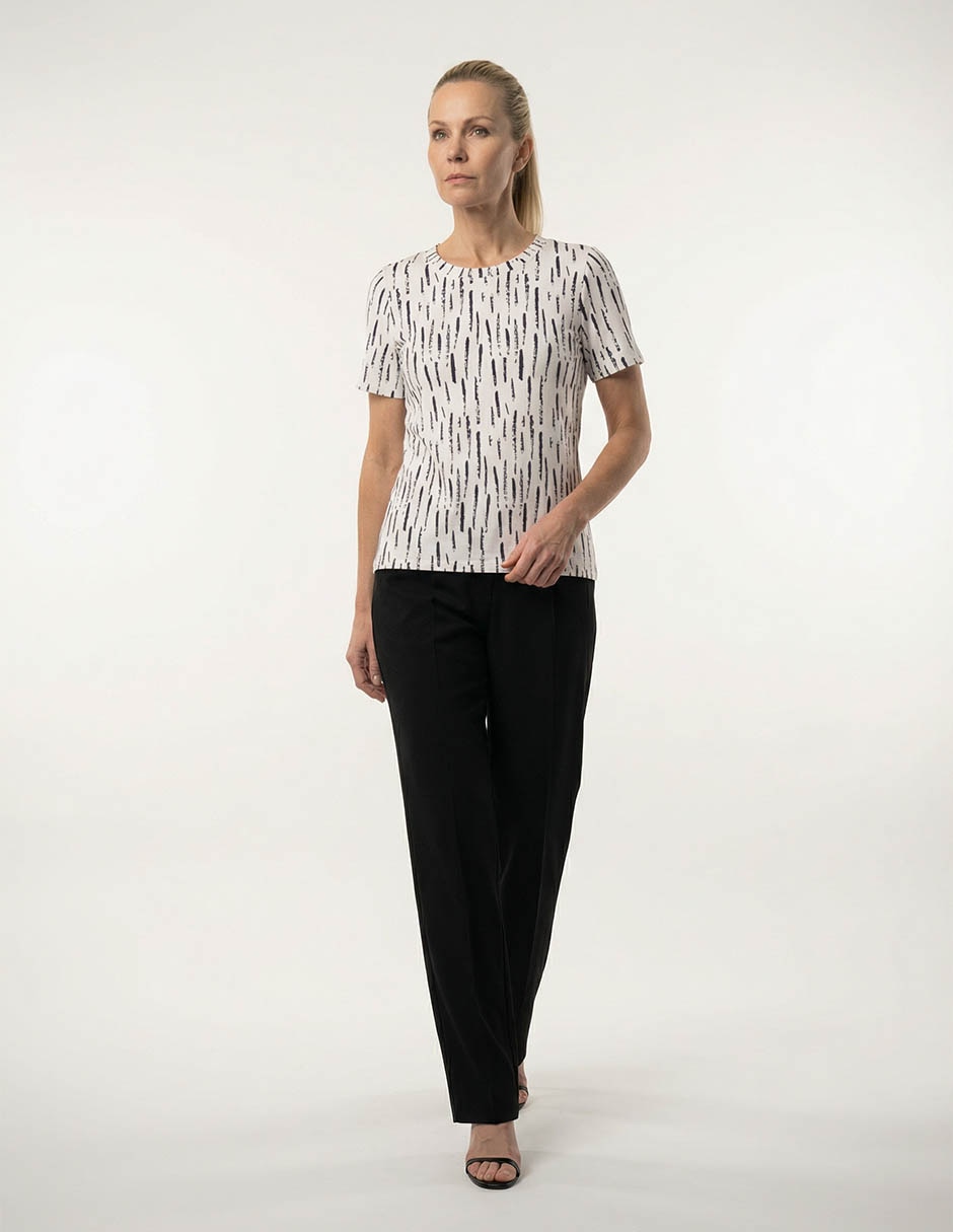 Playera manga corta Morango cuello redondo para mujer