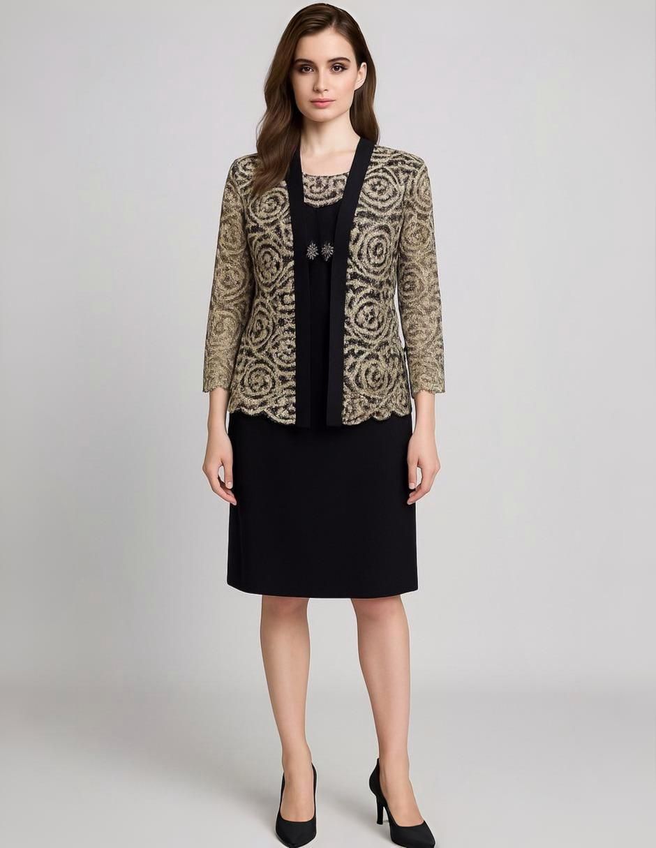 Vestido midi formal Celavie night para mujer