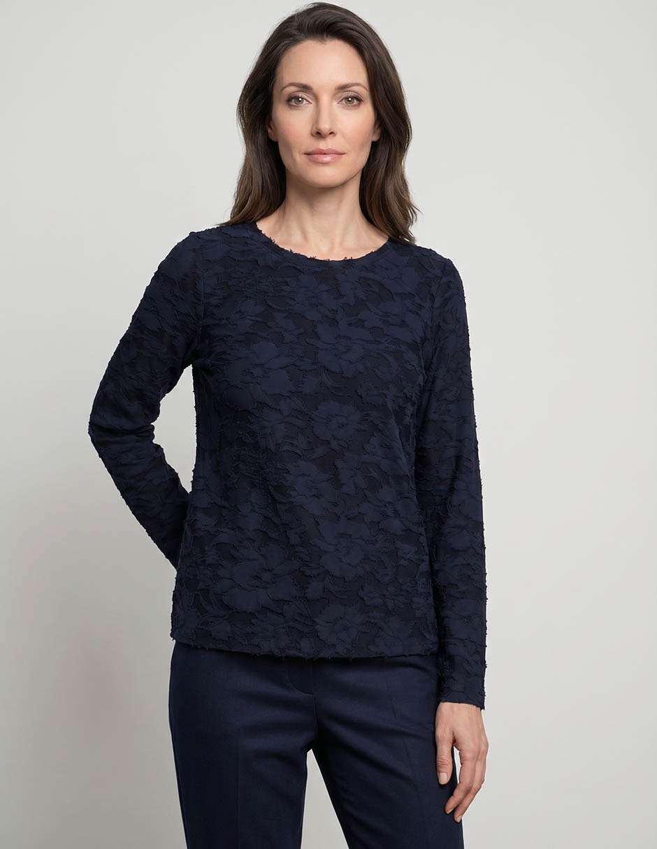 Blusa manga larga para mujer