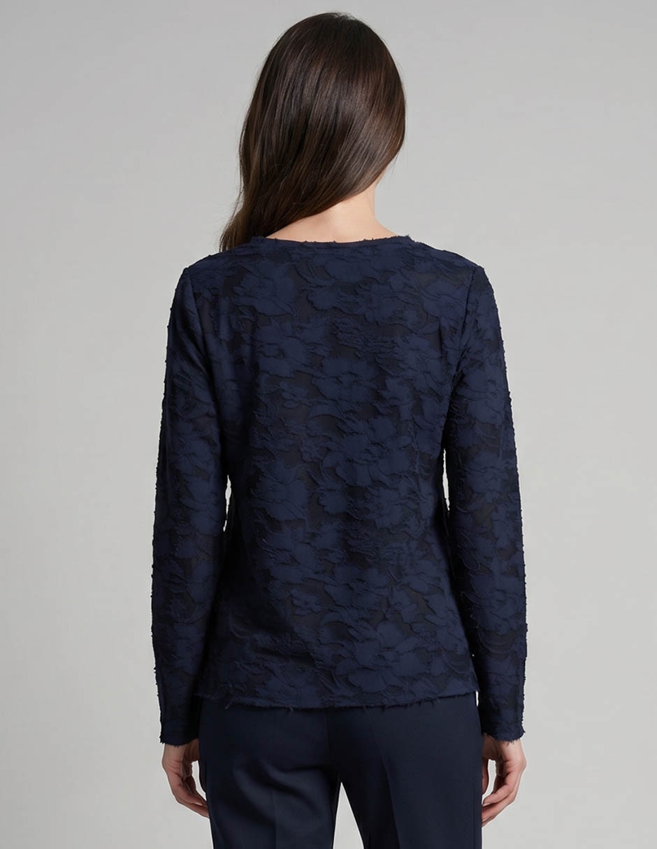 Blusa Talbots manga larga para mujer