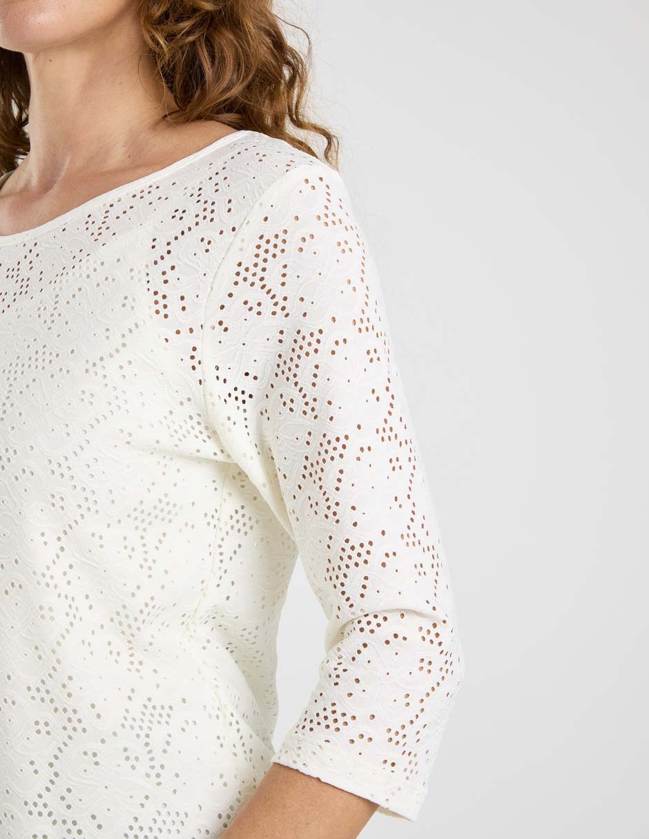 Blusa Morango manga 3/4 para mujer