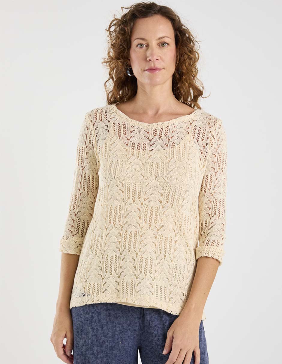 Blusa manga al codo para mujer 1
