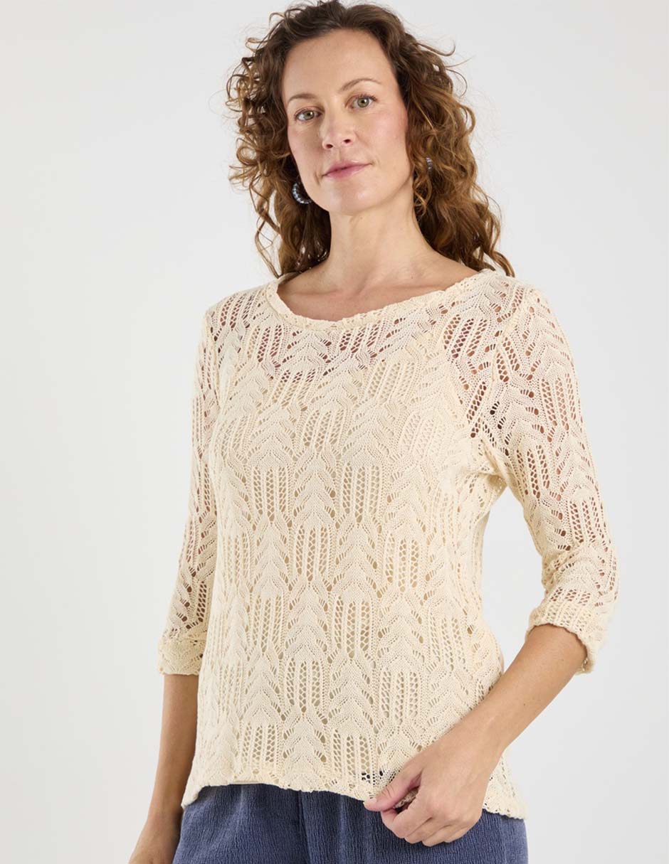 Blusa manga al codo para mujer 7