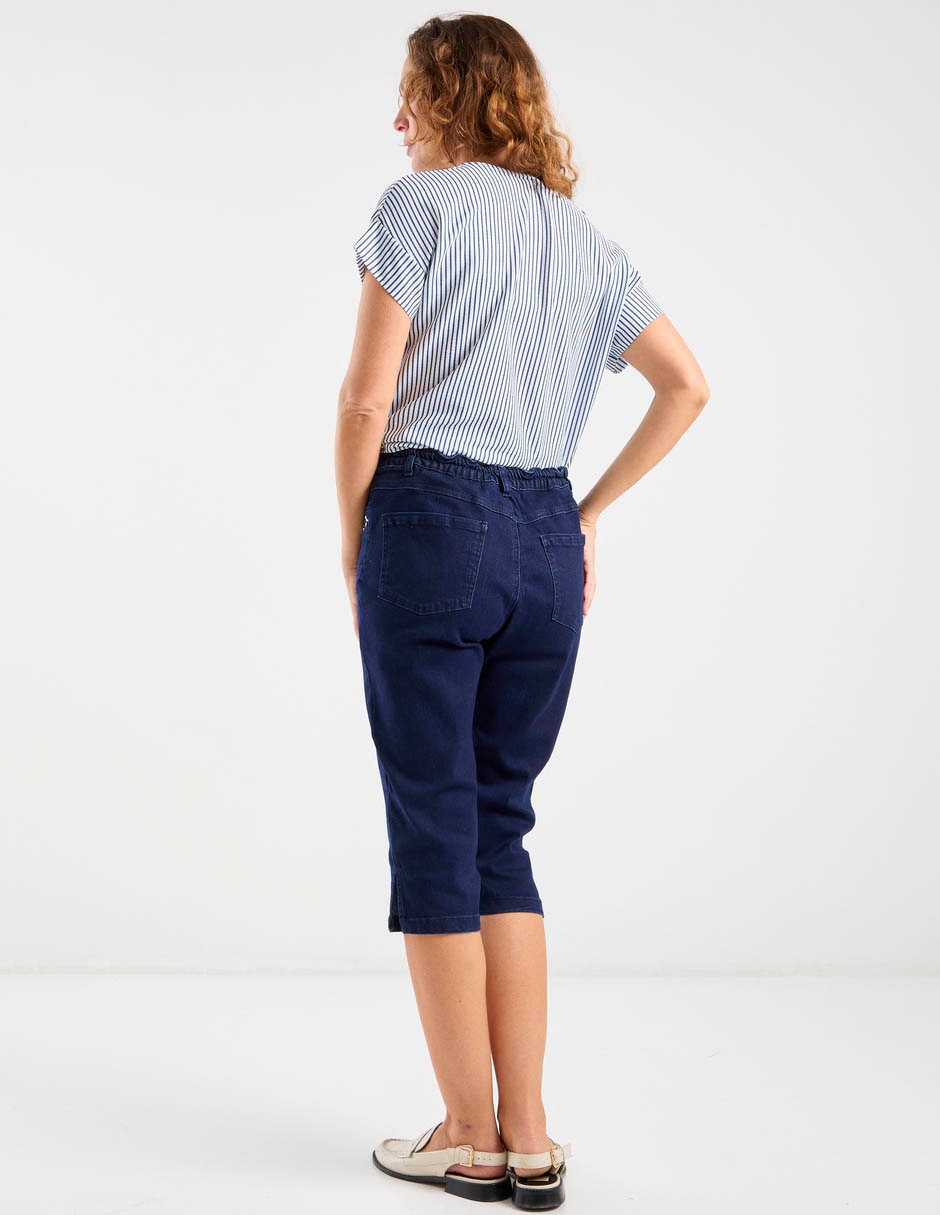 Pantalón capri recto para mujer 6