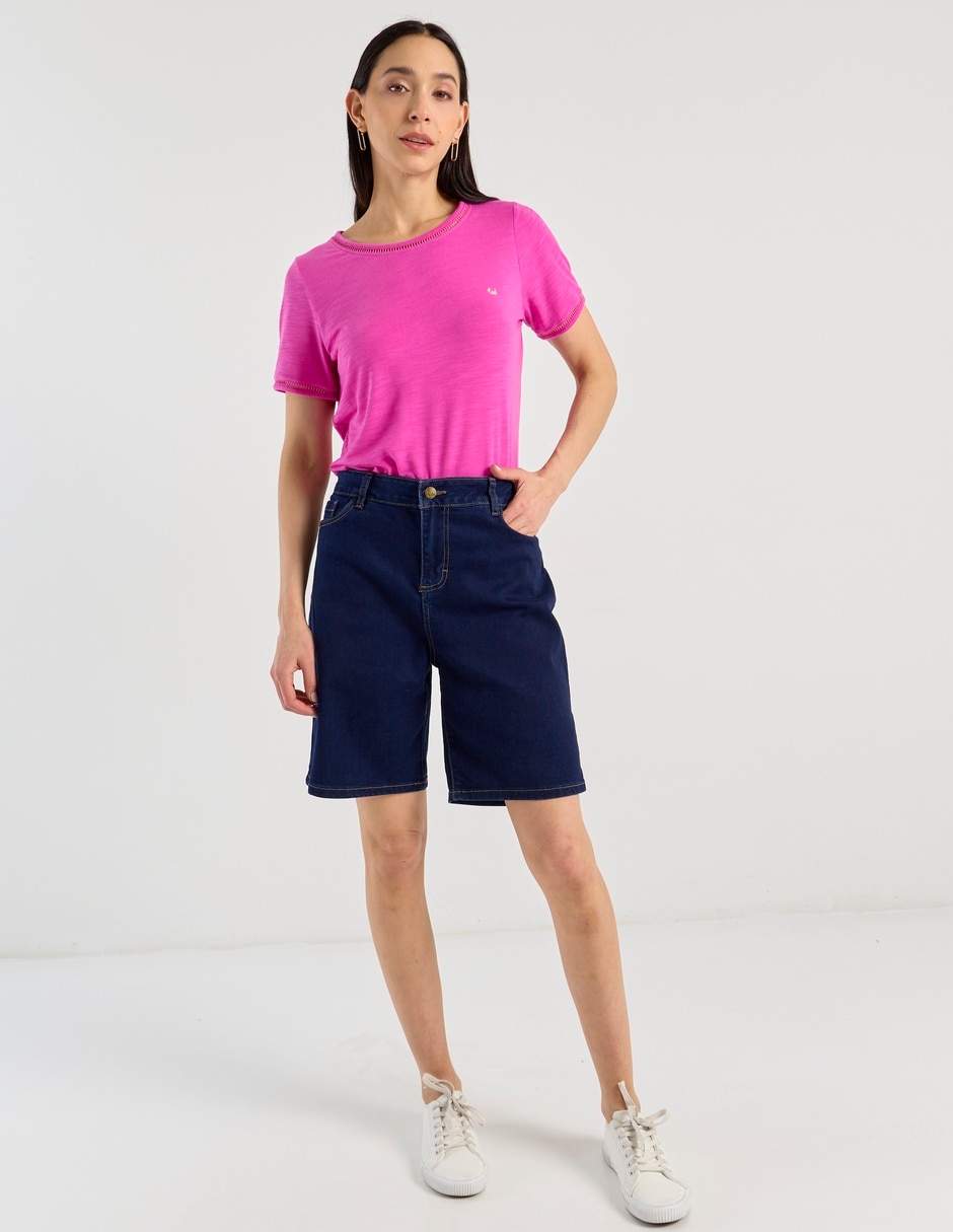 Bermuda Damaia Atelier de mezclilla para mujer