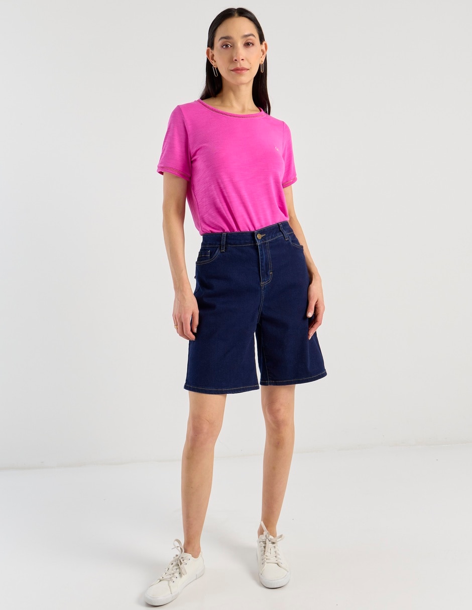 Bermuda Damaia Atelier de mezclilla para mujer