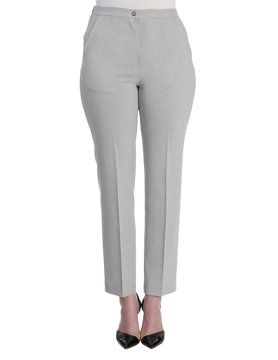Pantalón de vestir straight para mujer Pantalón de vestir straight para mujer