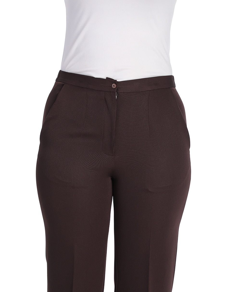 Pantalón de vestir straight para mujer 2