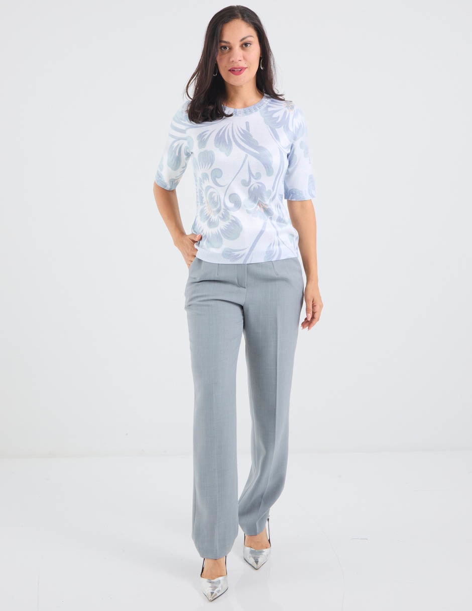 Pantalón regular perfil regular para mujer
