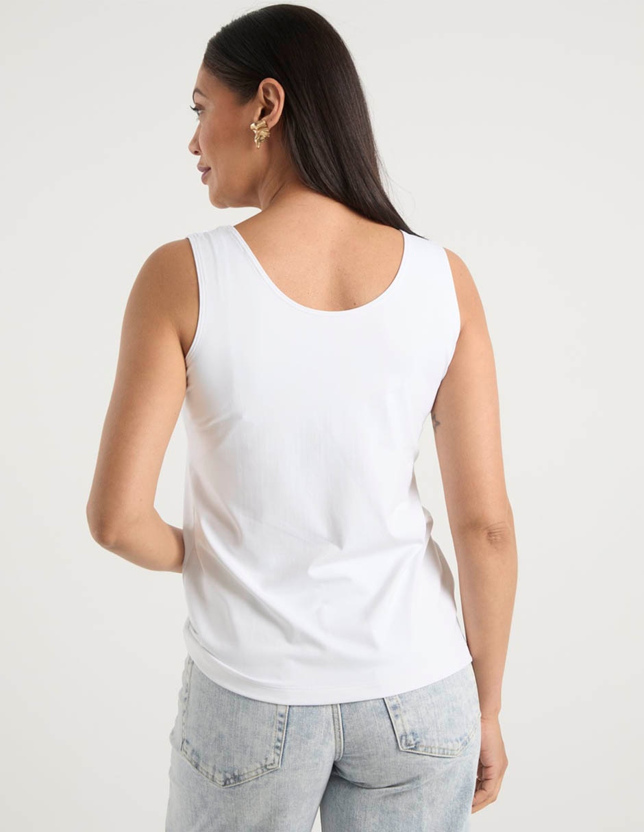 Top escote redondo tirante ancho 7