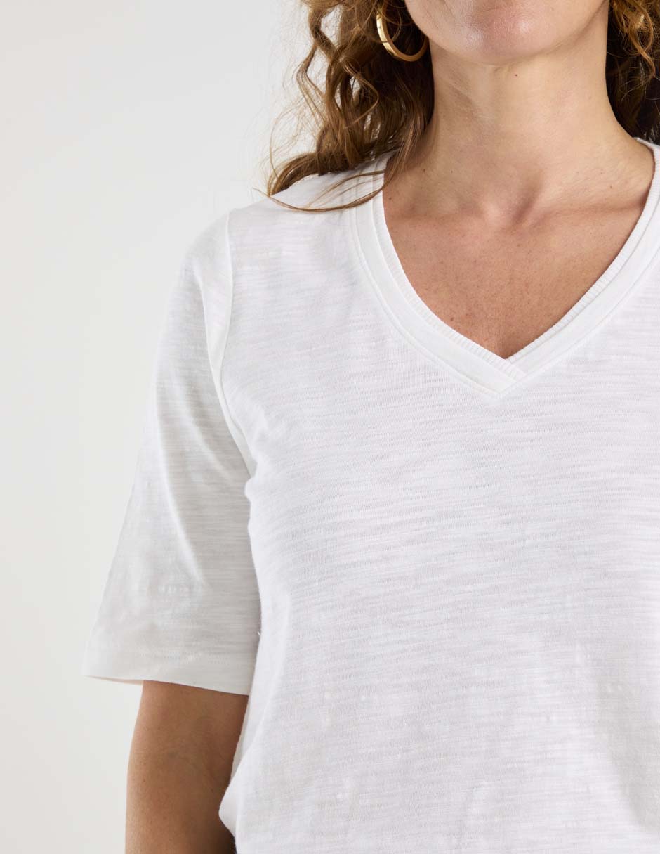Blusa manga al codo para mujer 4