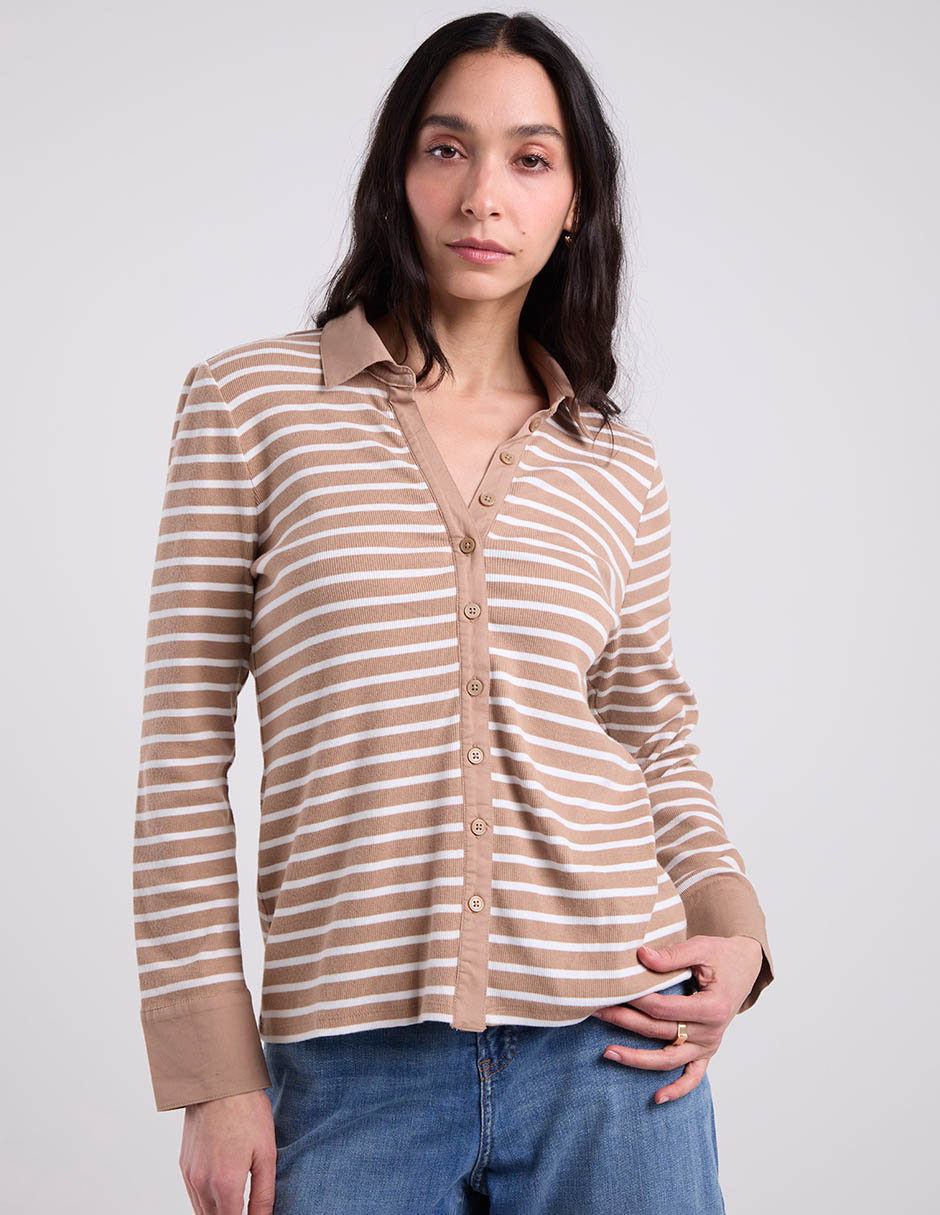 Blusa manga larga para mujer 1
