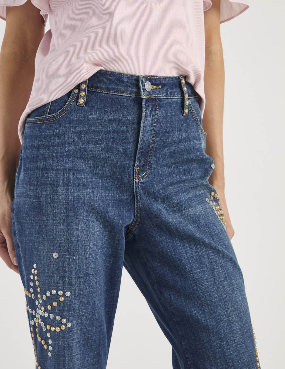 Jeans regular para mujer 4