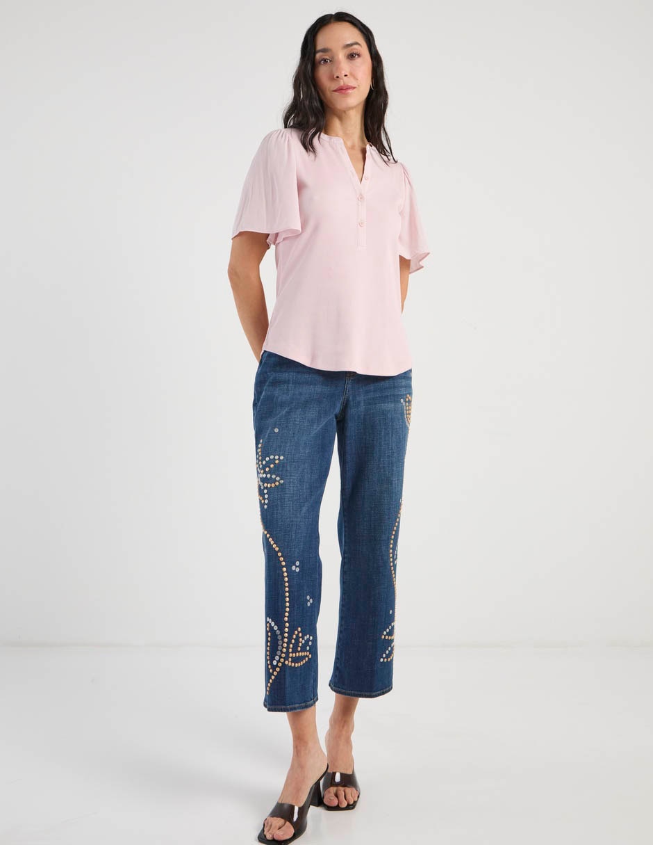 Jeans regular para mujer 6