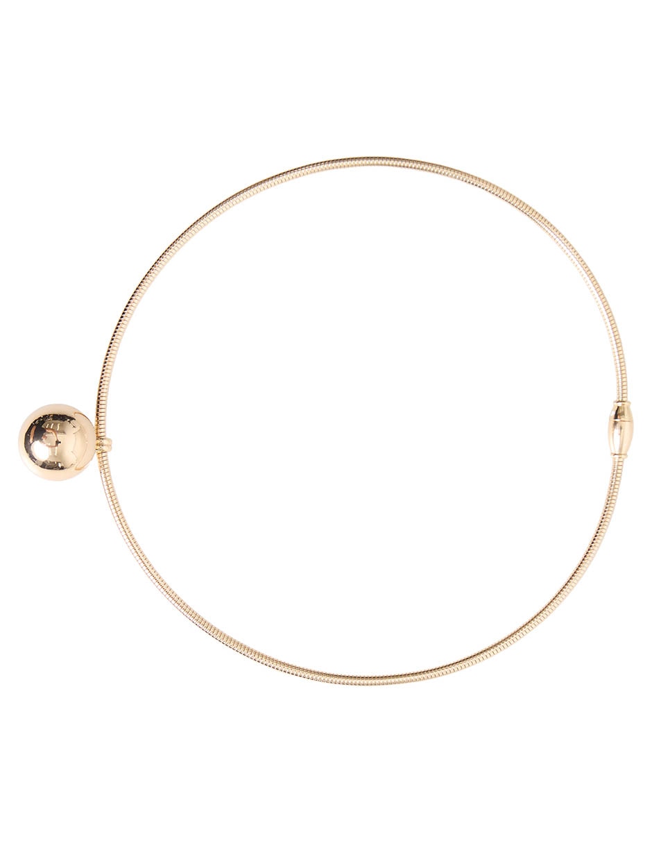 Collar de acero inoxidable brillante 2