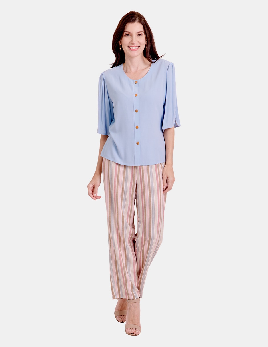 Pantalón de vestir regular para mujer 4