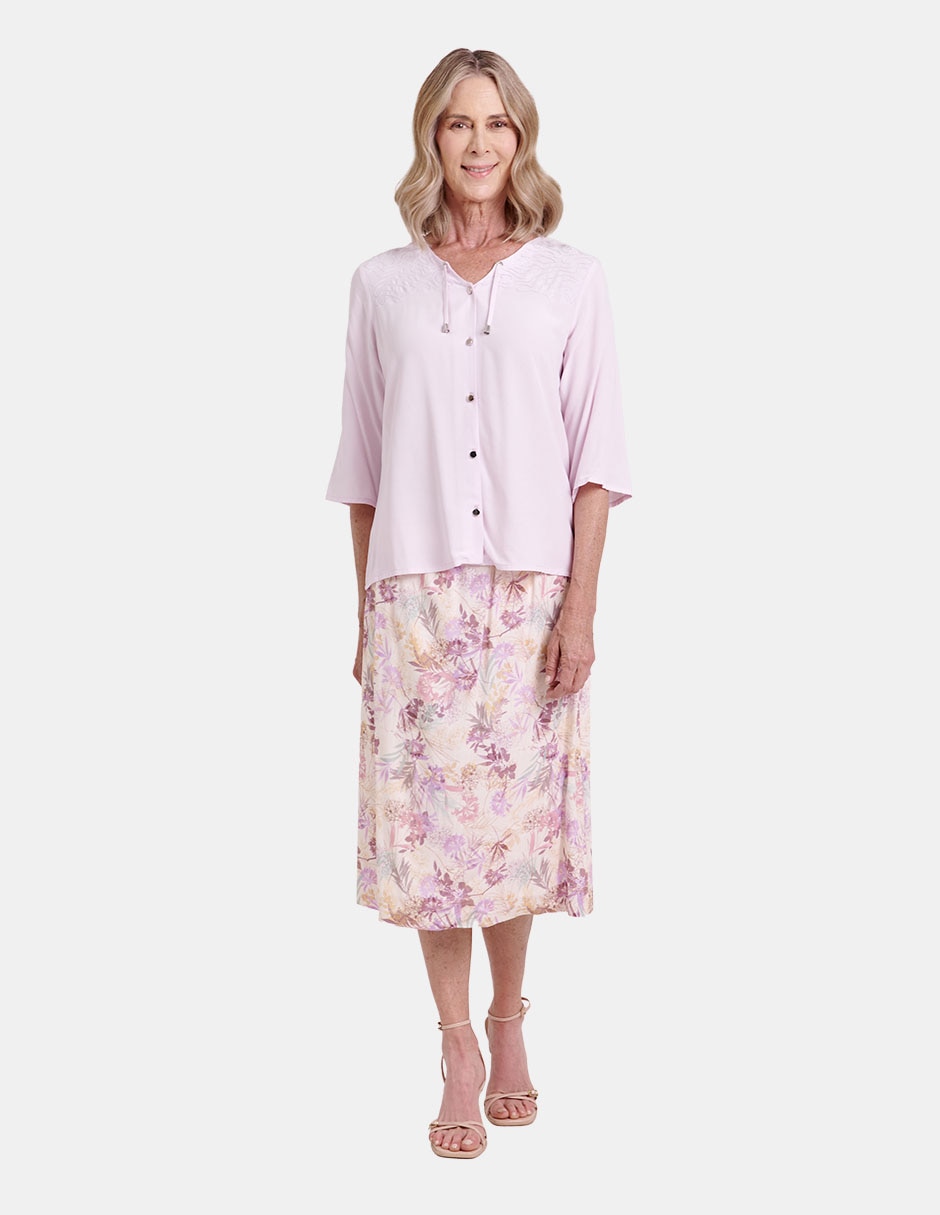 Blusa vitos manga 3/4 para mujer