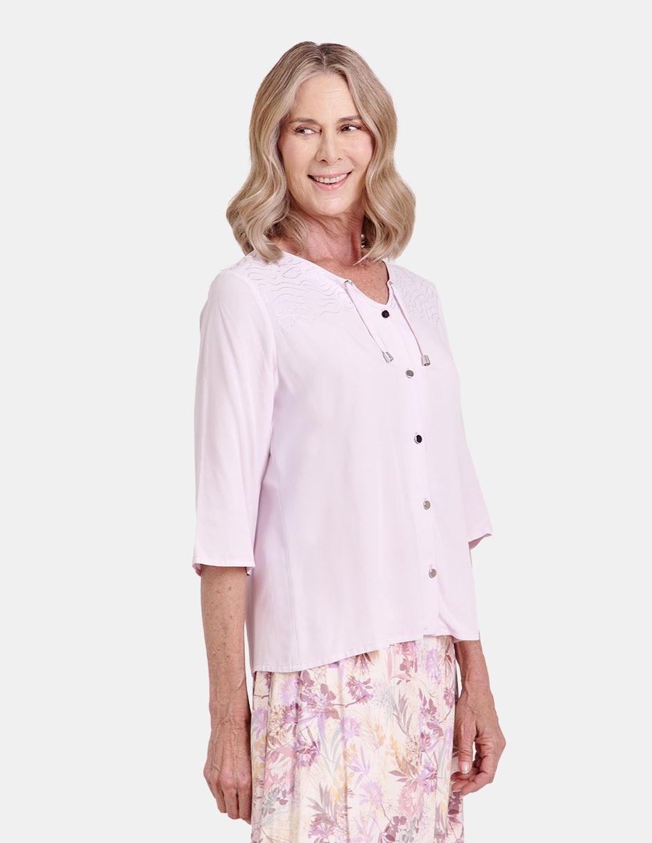 Blusa vitos manga 3/4 para mujer
