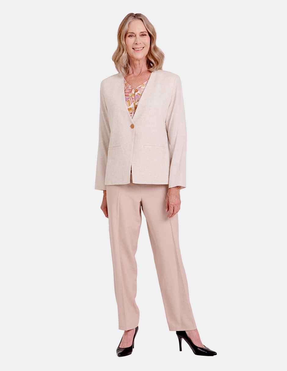 Saco sastreado casual para mujer 4