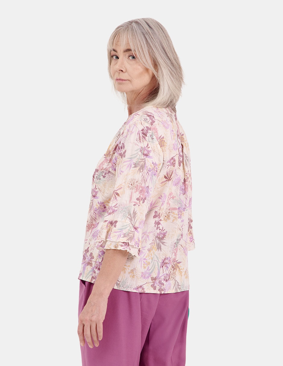 Blusa manga 3/4 para mujer