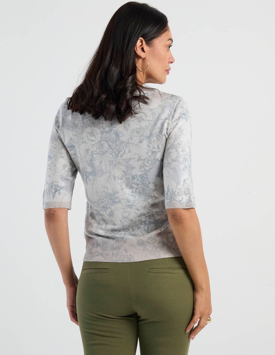 Blusa manga al codo para mujer 2