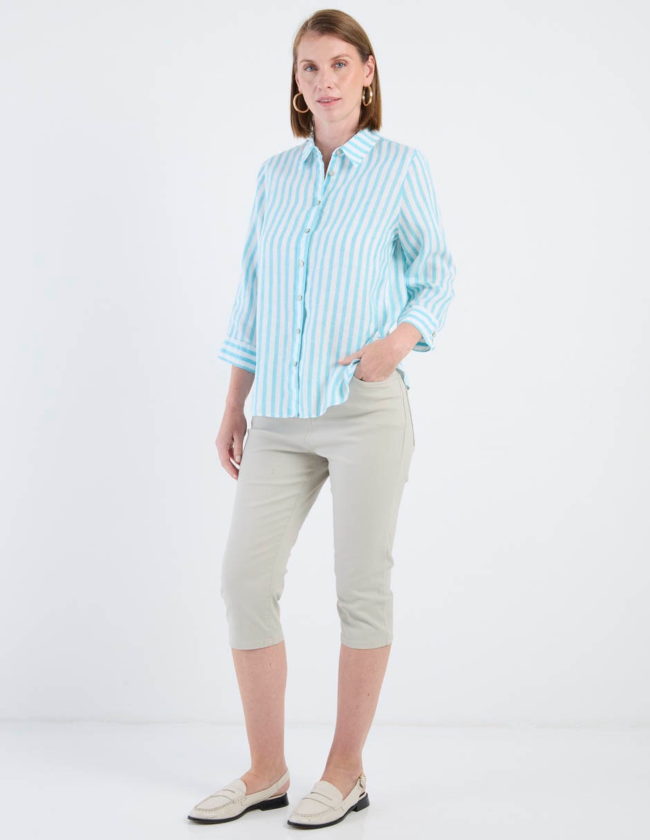 Pantalón capri regular para mujer 3