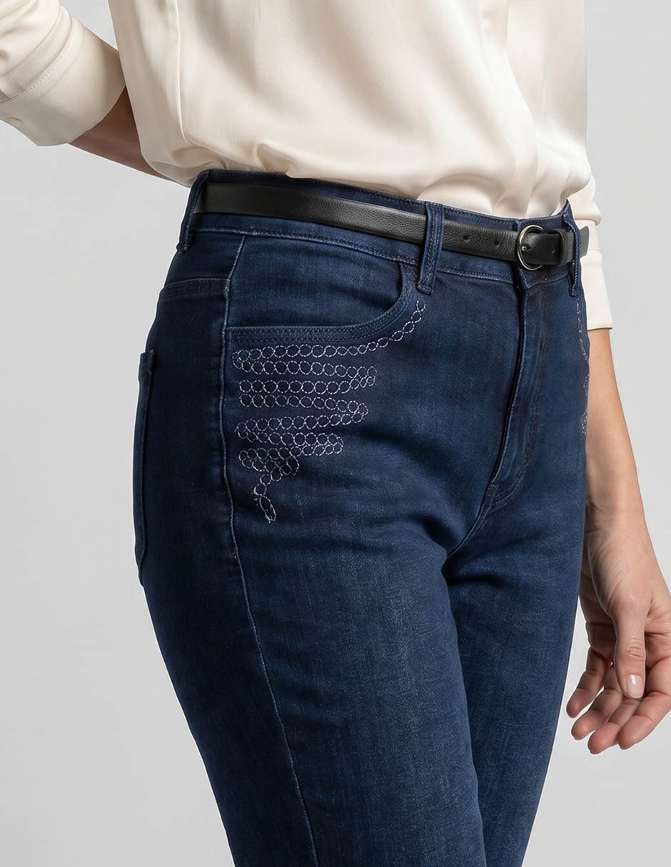 Jeans straight para mujer 3