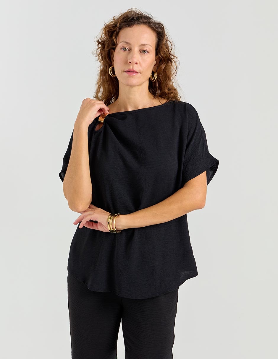 Blusa manga corta para mujer 1