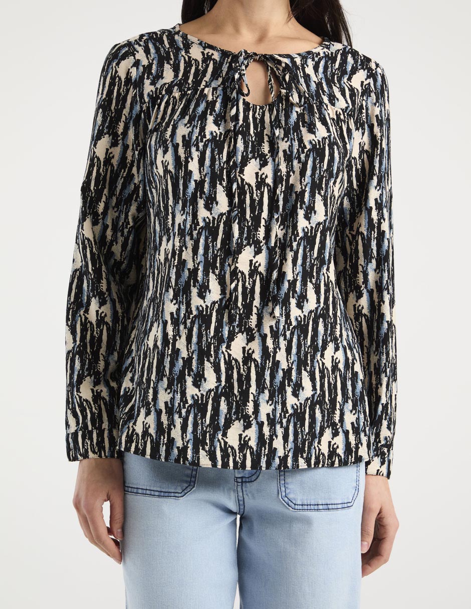 Blusa manga larga para mujer 9