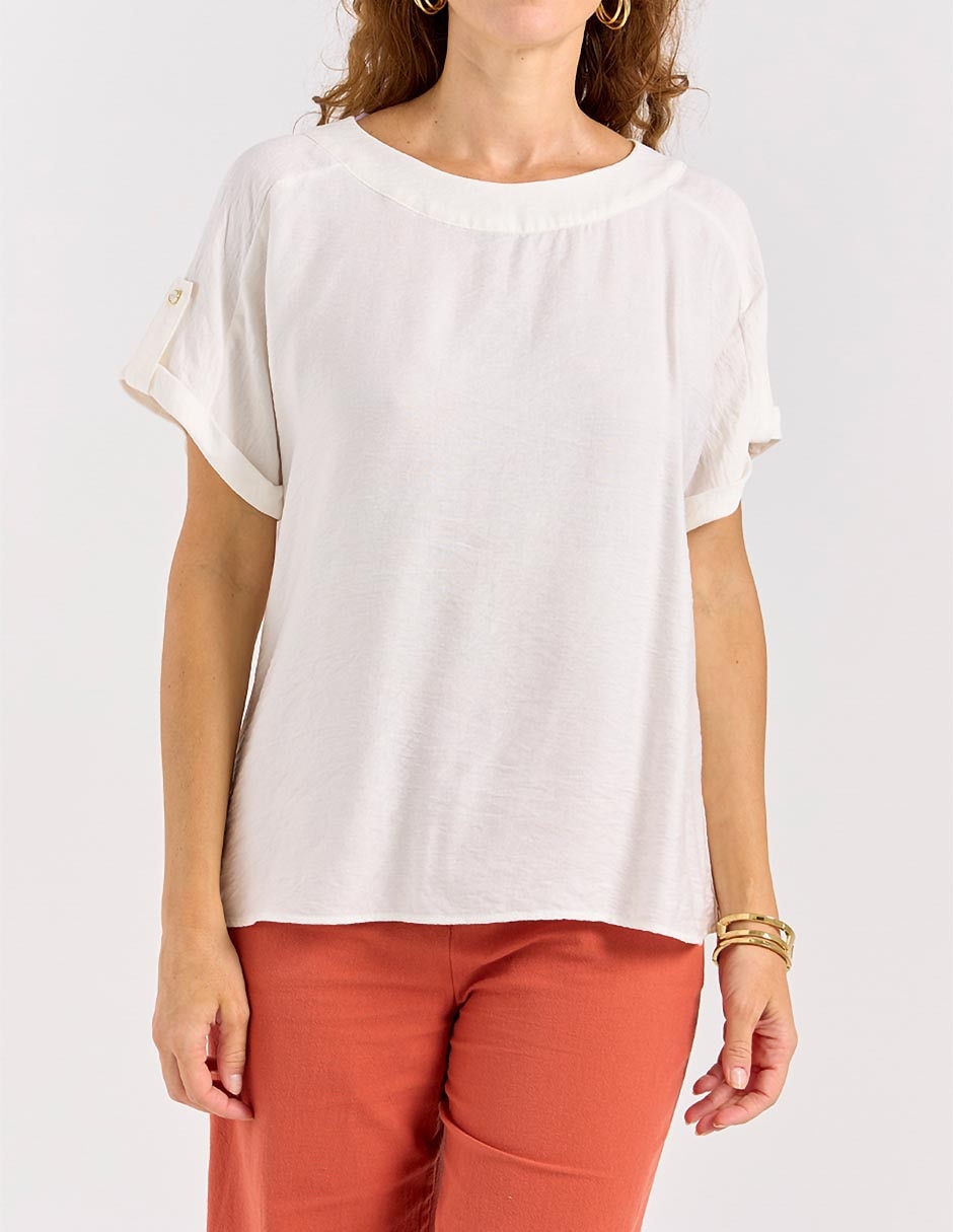 Blusa manga corta para mujer 9