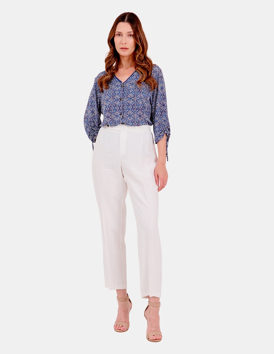 Pantalón regular para mujer 4