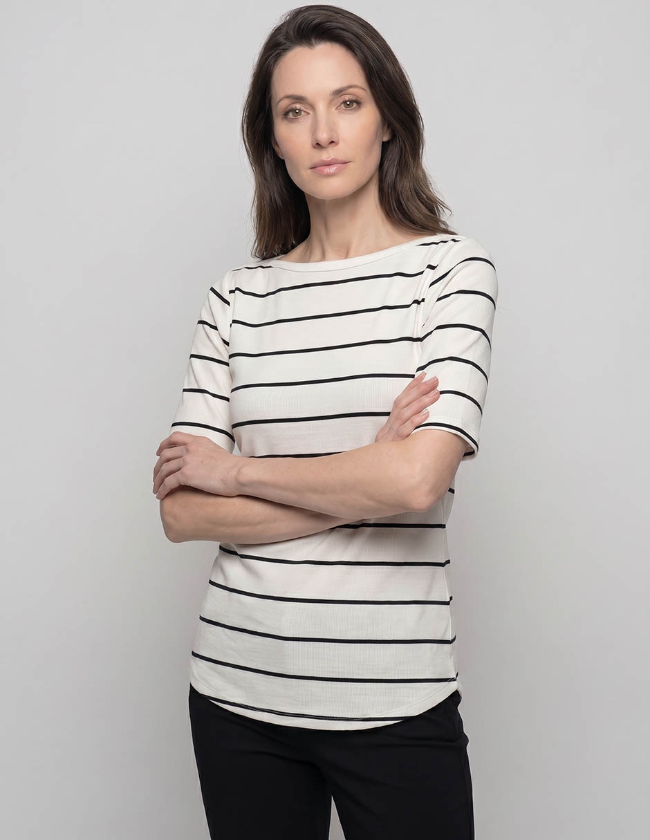 Blusa manga corta para mujer