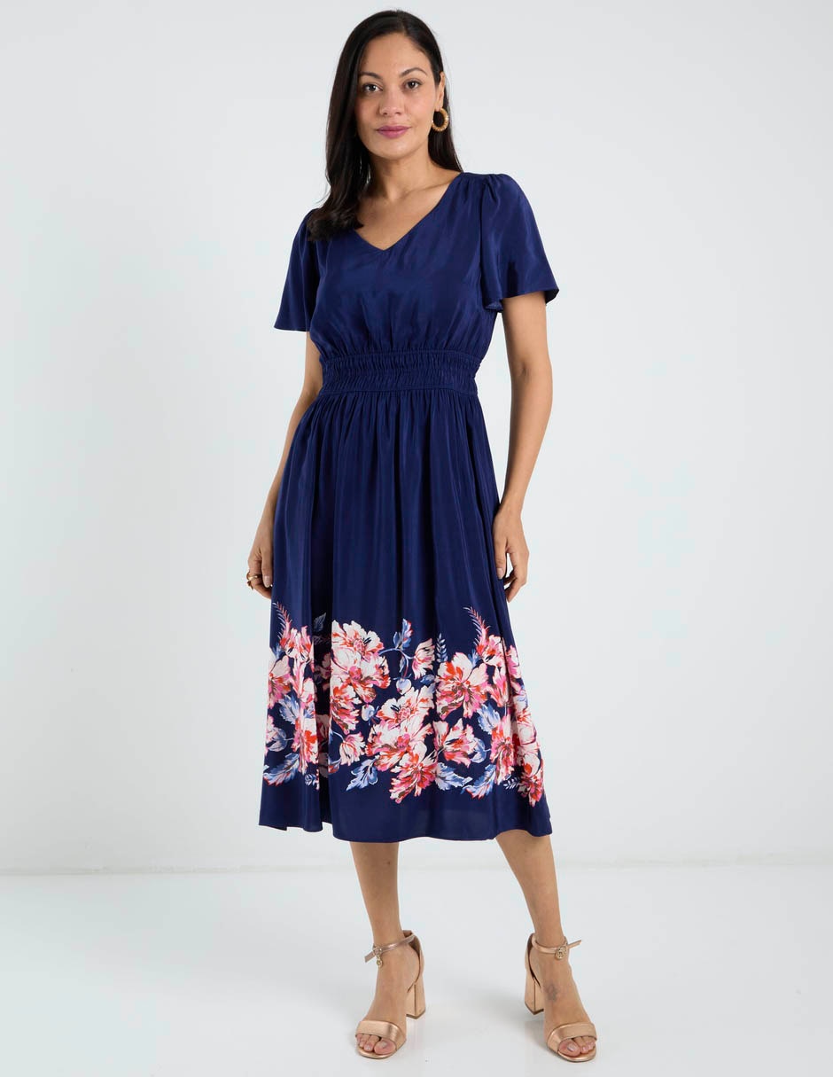 Vestido midi casual para mujer Vestido midi casual para mujer