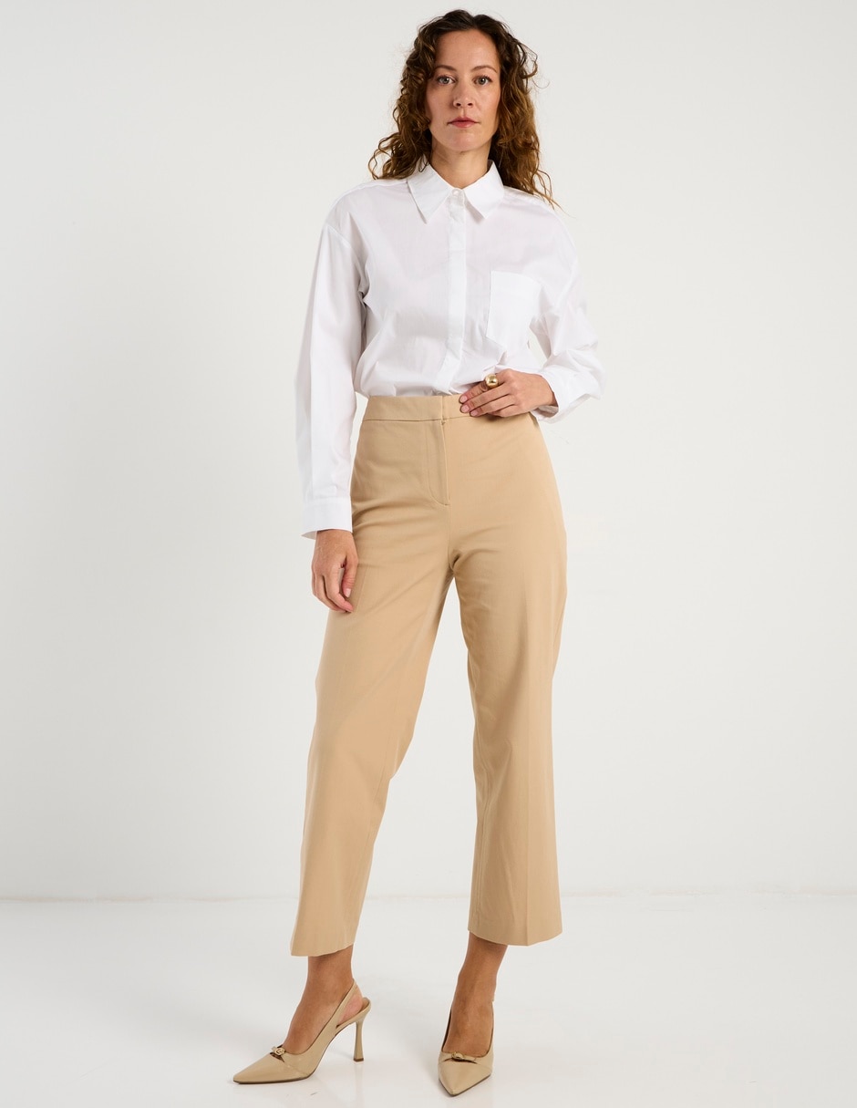 Pantalón capri regular para mujer 8
