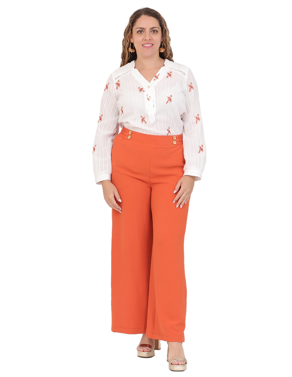 Pantalón amplio para mujer 4