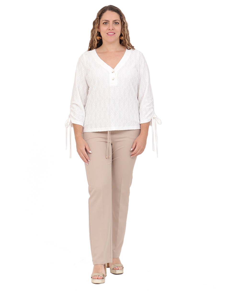 Blusa manga 3/4 para mujer 6