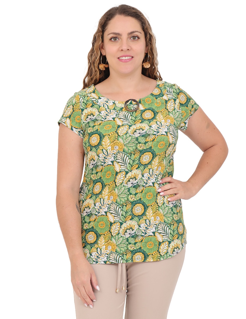 Blusa manga corta para mujer Blusa manga corta para mujer