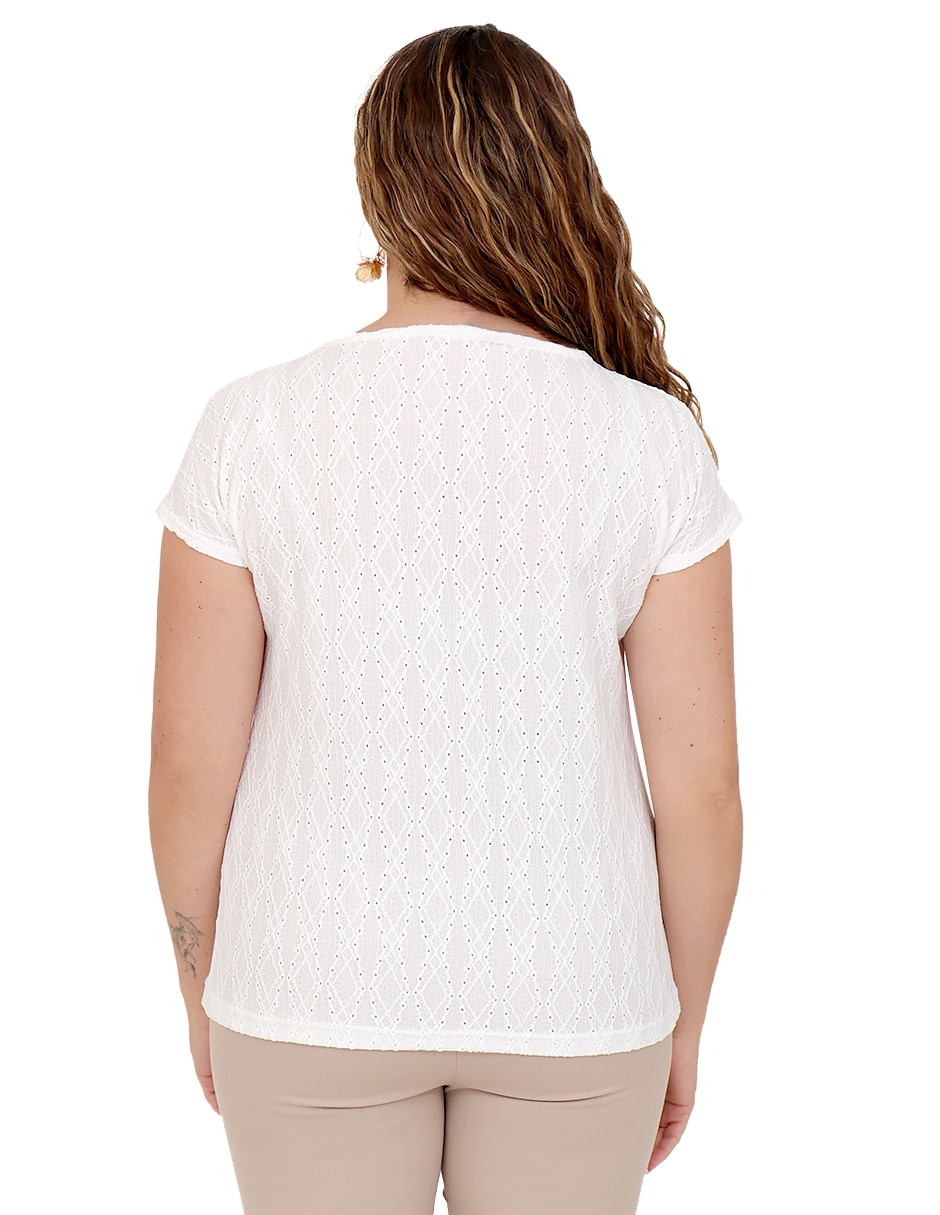 Blusa manga corta para mujer 2