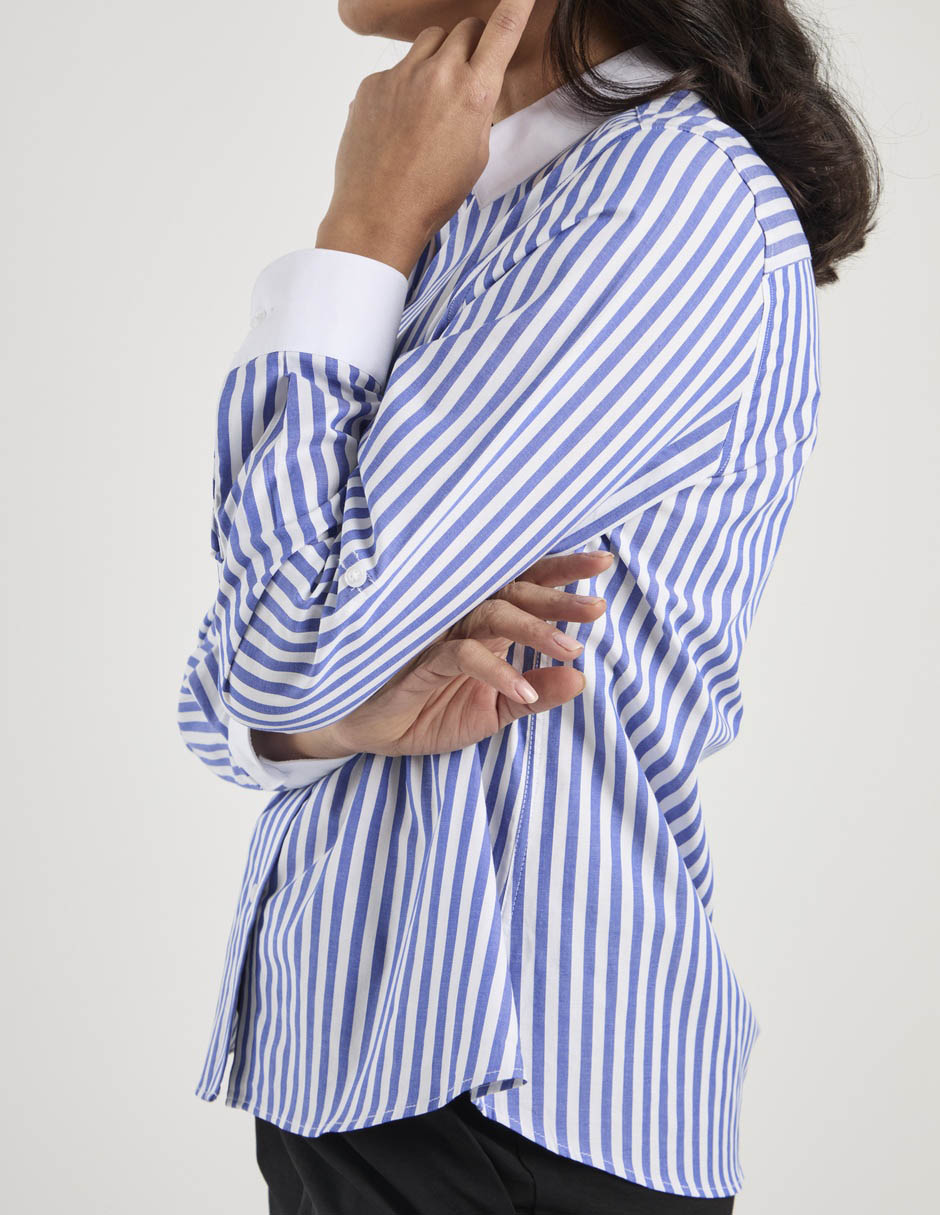 Blusa camisera manga larga para mujer 10